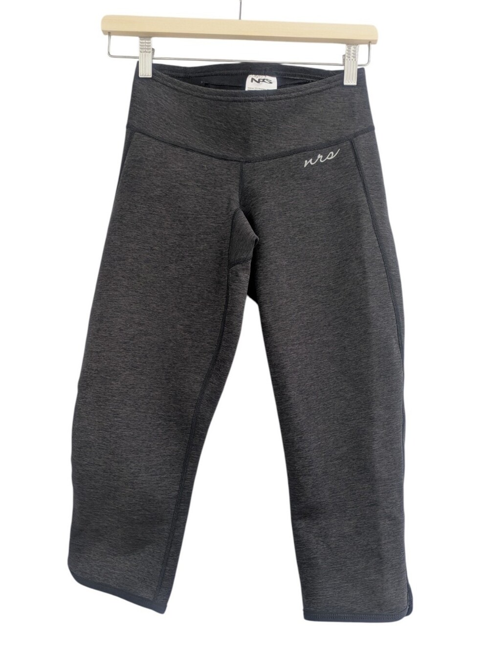 NRS Gray Hydroskin 0.5 Neoprene Crop Leggings